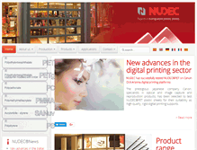 Tablet Screenshot of nudec-plastic.com